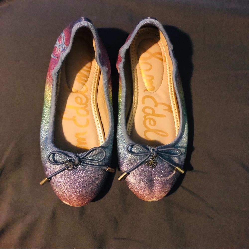 Sam Edelman felicia rainbow ballet flats size 13